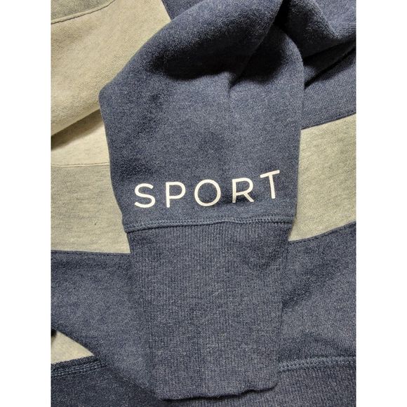 Tommy Hilfiger Sport Pullover Blue Colorblock Women's Sweatshirt - M - Picture 6 of 6